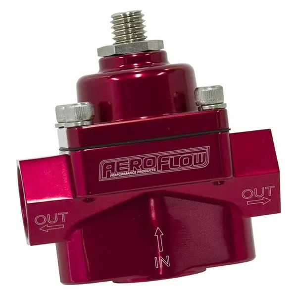 Billet Two-Port Fuel Pressure Regulator With -8 Orb Inlet/Outlet – Af49-3001R 1