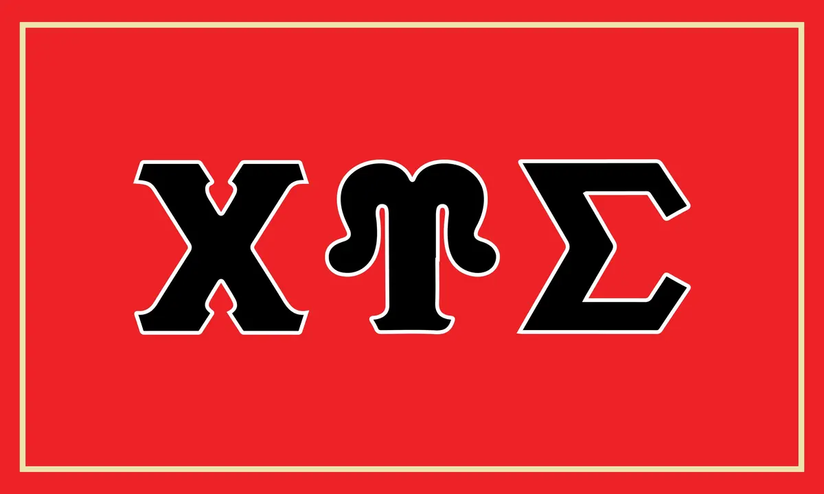 Chi Upsilon Sigma Letter Flag 1