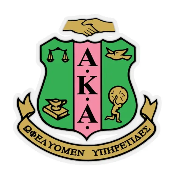 Alpha Kappa Alpha Crest Decal 1