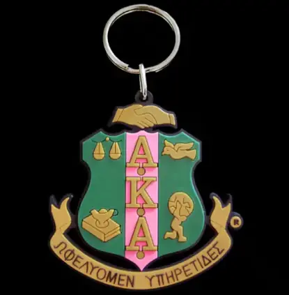 Alpha Kappa Alpha Crest Key Chain 1