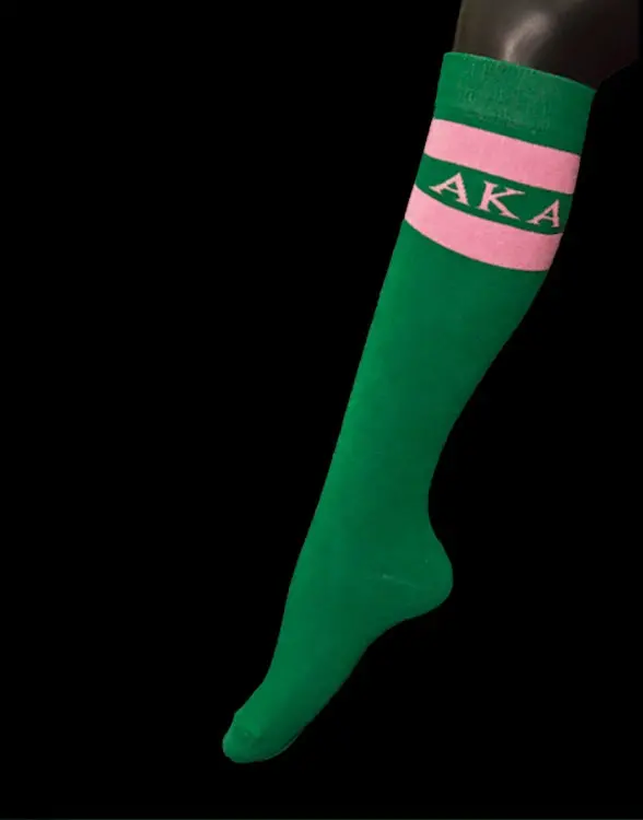 Alpha Kappa Alpha Knee High Socks 1