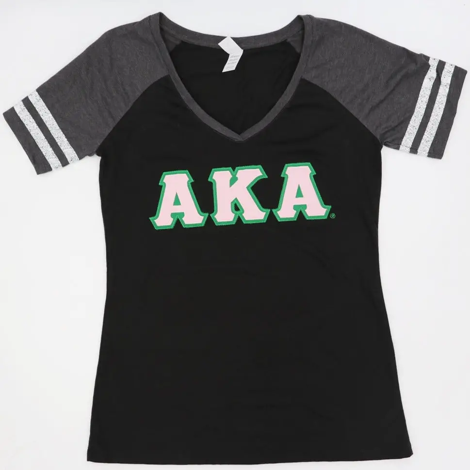 Alpha Kappa Alpha Vintage V-Neck 1