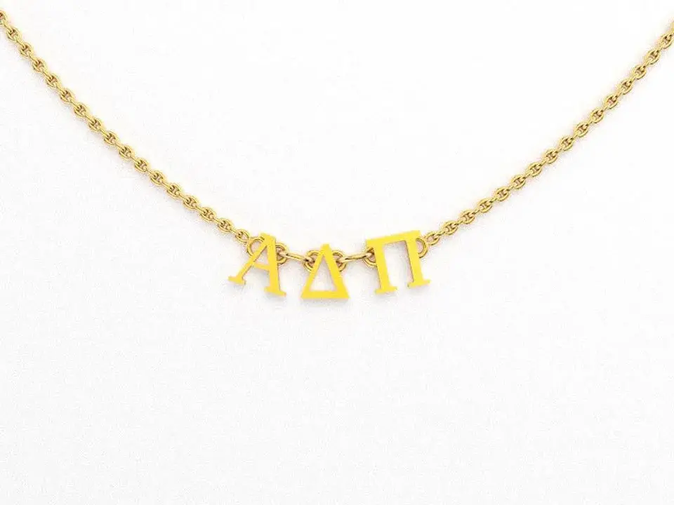 Alpha Delta Pi Phoebe Greek Necklace 1