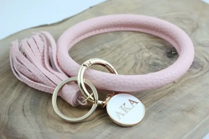 Alpha Kappa Alpha Keychain Bangle 1