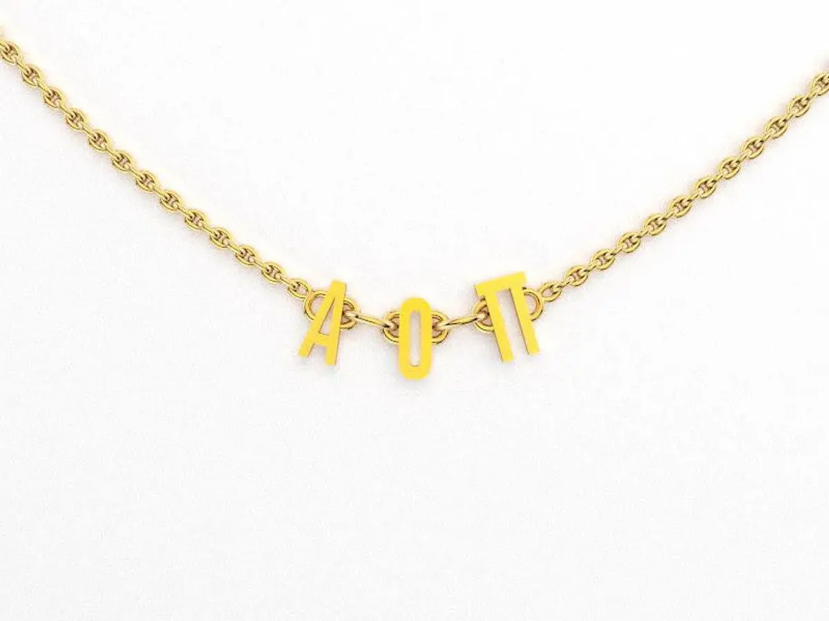 Alpha Omicron Pi Phoebe Greek Necklace 1