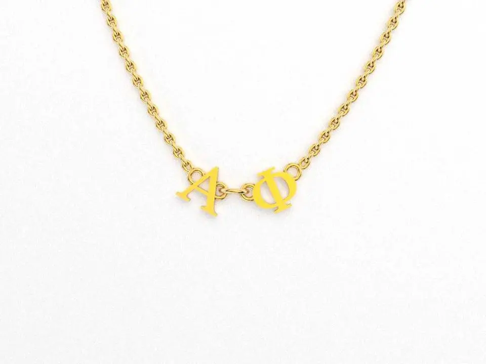 Alpha Phi Phoebe Greek Necklace 1