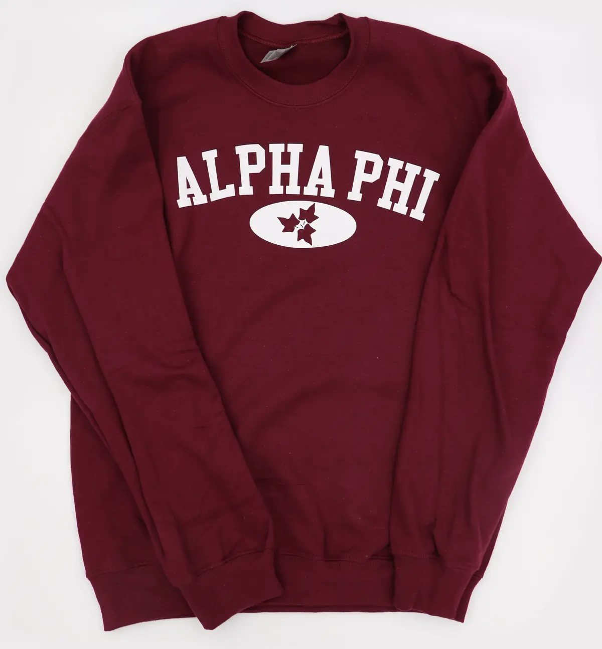 Sorority Crewneck With Arch And Mascot Design 1