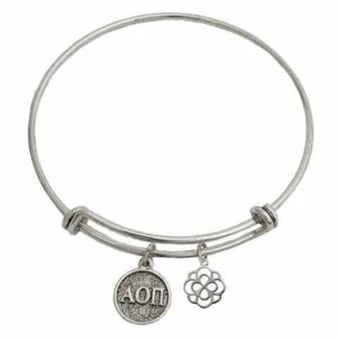 Alpha Omicron Pi Expandable Bracelet 1