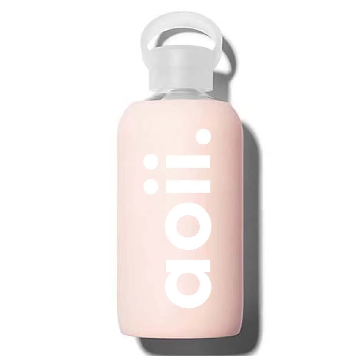 Alpha Omicron Pi Glass Silicone Sleeve Water Bottle 1