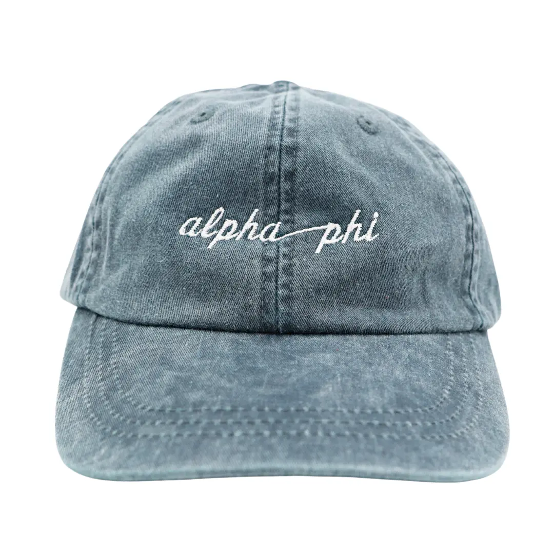 Alpha Phi Script Hat 1