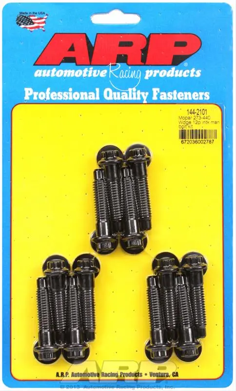 Arp 144-2101 Chromoly Intake Manifold Bolt Kit 1