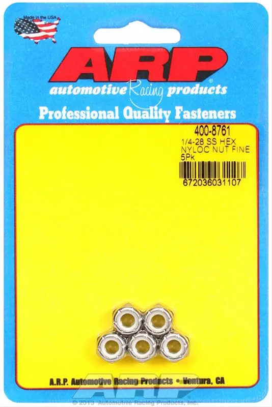Arp 400-8761 Hex Nuts – Grade 8740 Chromoly Fasteners For High-Stress Applications 1