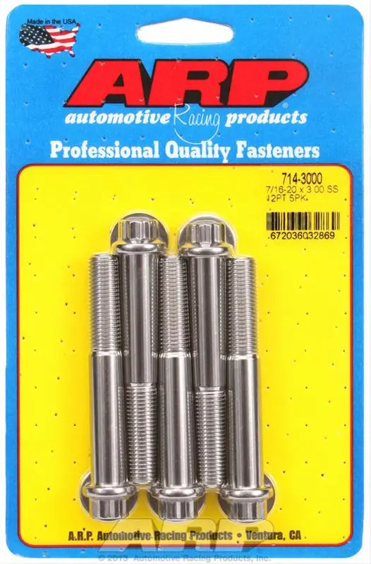 Arp Stainless Steel High-Strength Fasteners – Kit 714-3000 1