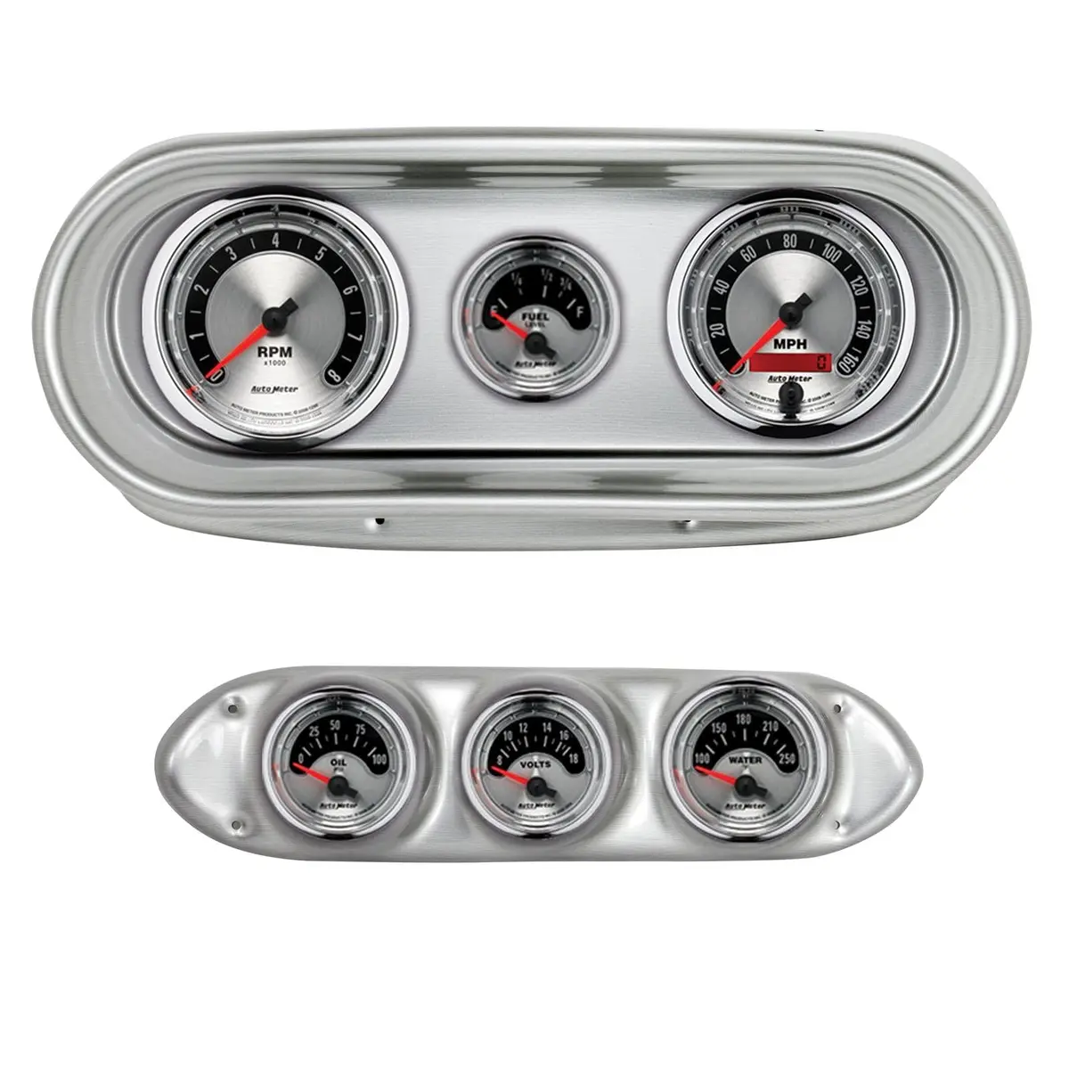 Autometer 2127-01 American Muscle Instrument Cluster – Classic Gauges With Modern Electronics 1