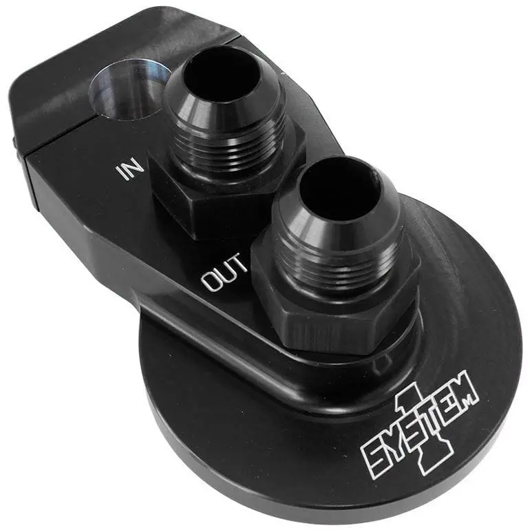 Black Remote-Mount Oil Filter Housing 1
