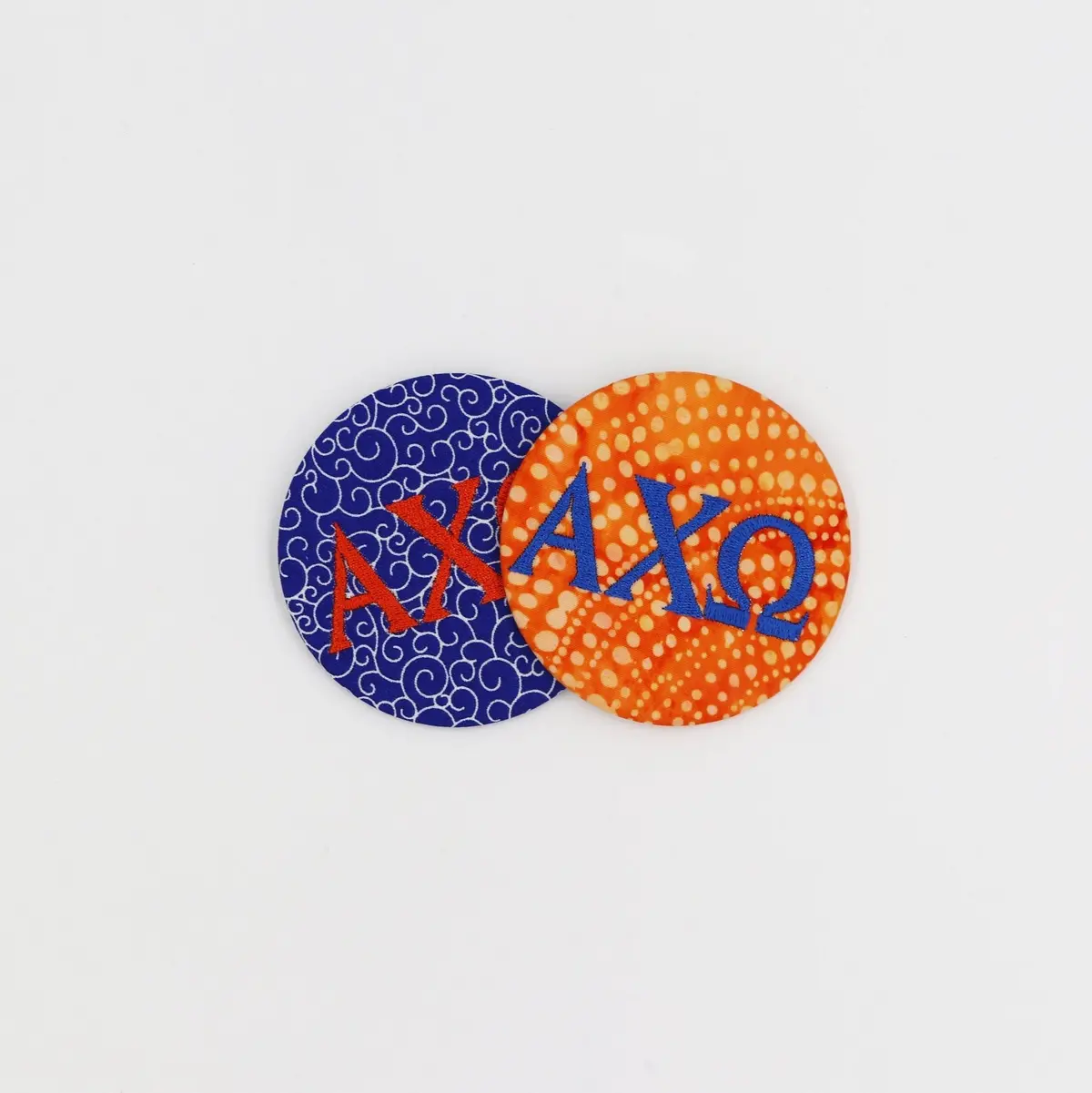Alpha Chi Omega Game Day Embroidered Button 1