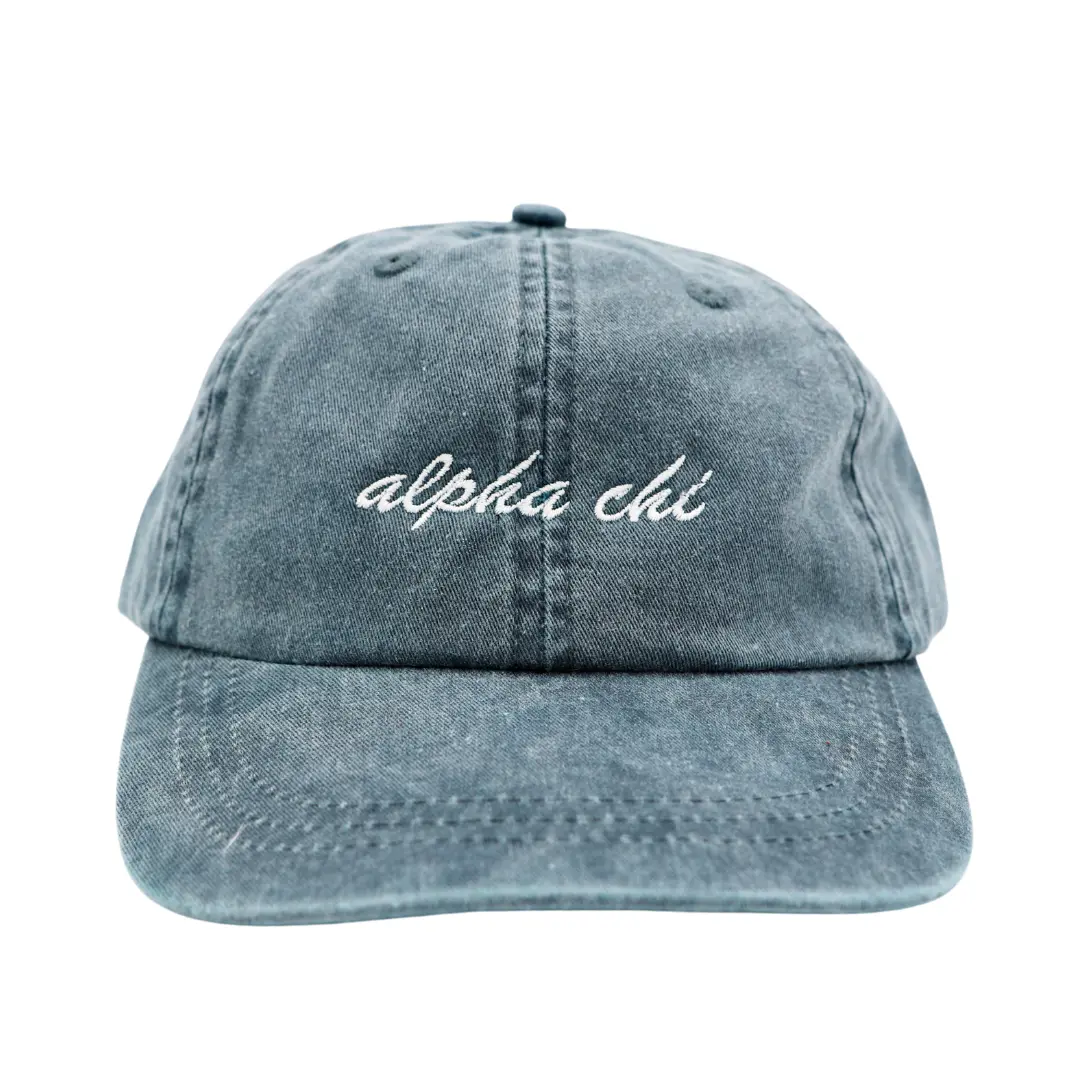 Alpha Chi Omega Script Hat 1