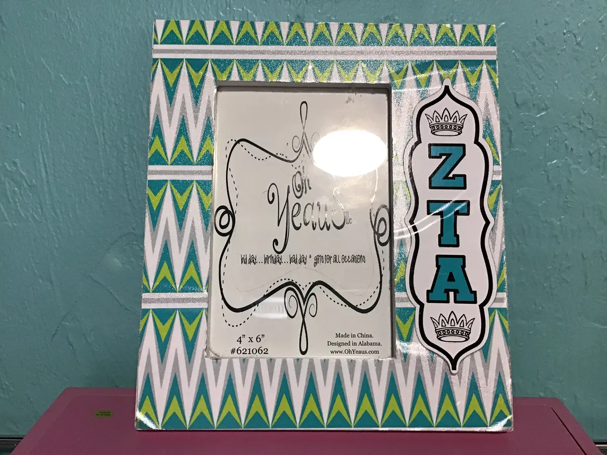 Zeta Tau Alpha 4X6 Picture Frame 1