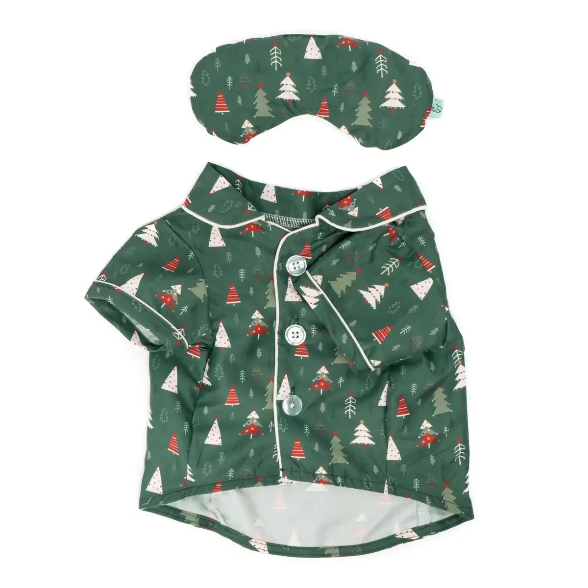 Santa Land Dog Pajamas (+ Matching Human Eye Mask) (Clearance) 1