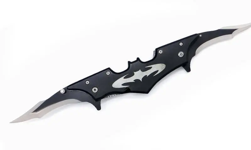 Batman Dual Blade Spring Assisted Folding Knife 1