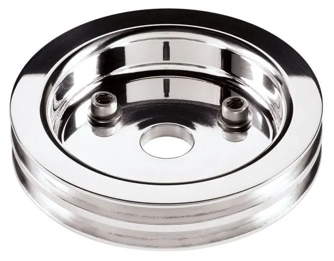 Polished Crankshaft Pulley – Bs81220 Lightweight Harmonic Balancer Replacement 1