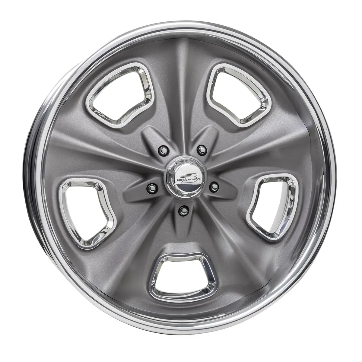 Billet Specialties Vintage Series Vds88G210 Crossover Gray Custom Wheels – 18X8.5" With 5X4.75" Bolt Pattern 1