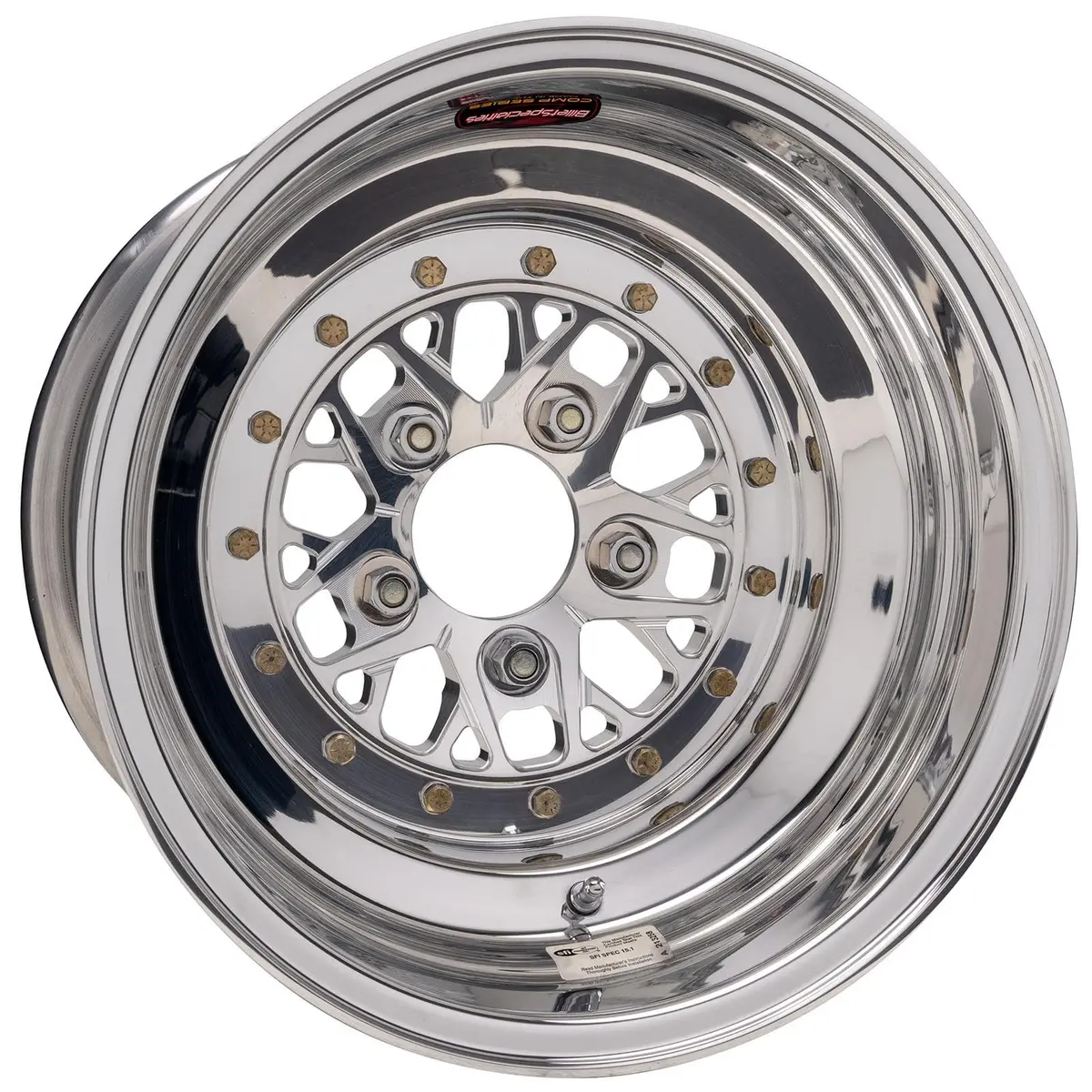 Billet Specialties Polished Aluminum Drag Wheels – Csb085136535 1