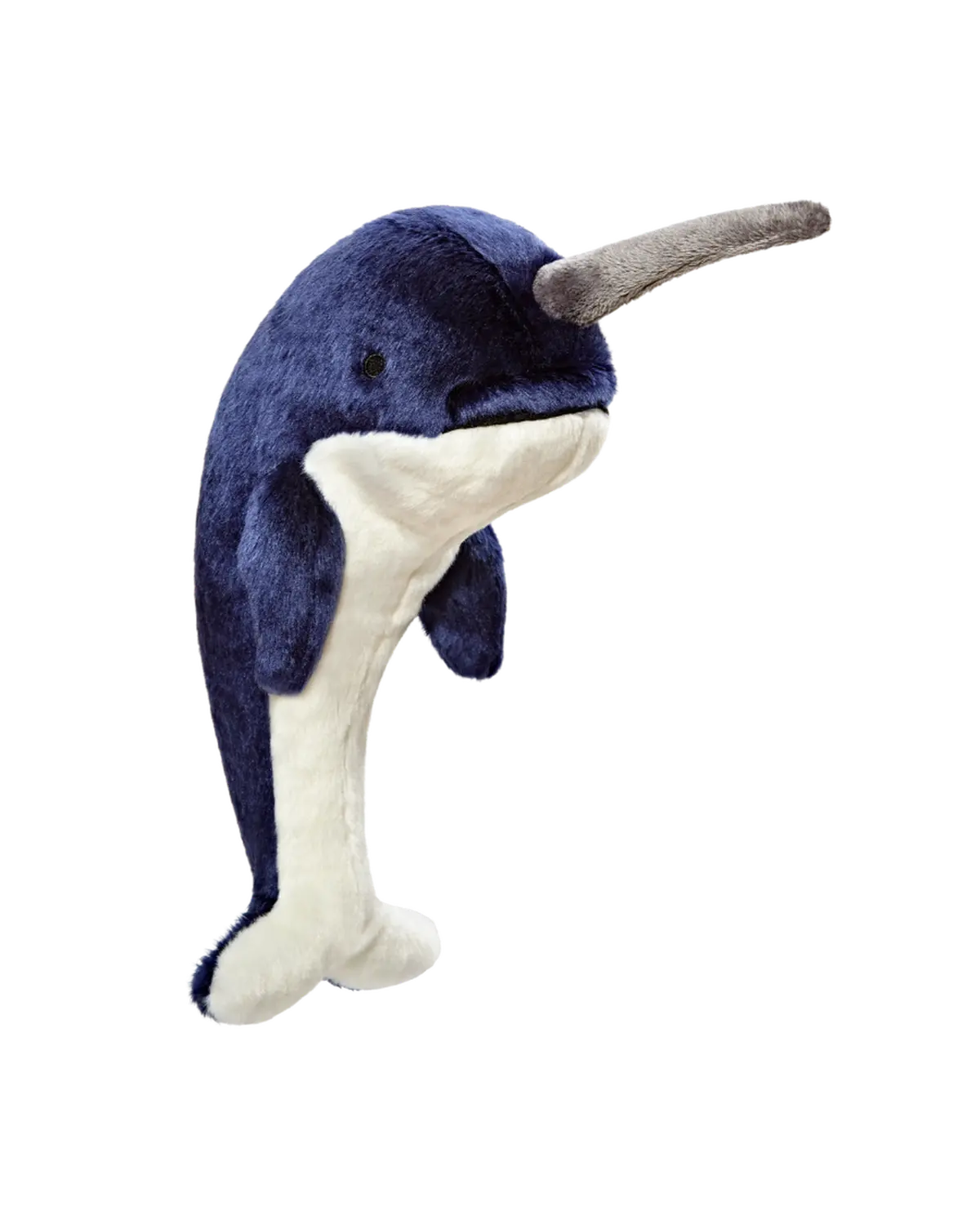 Bleu Narwhal Plush Dog Toy 2