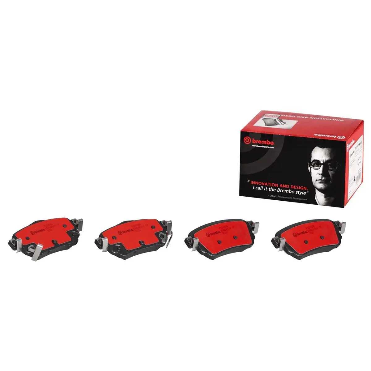 Brembo P56098N Nao Ceramic Brake Pads – Low-Dust, Quiet, High-Torque Friction Material 1