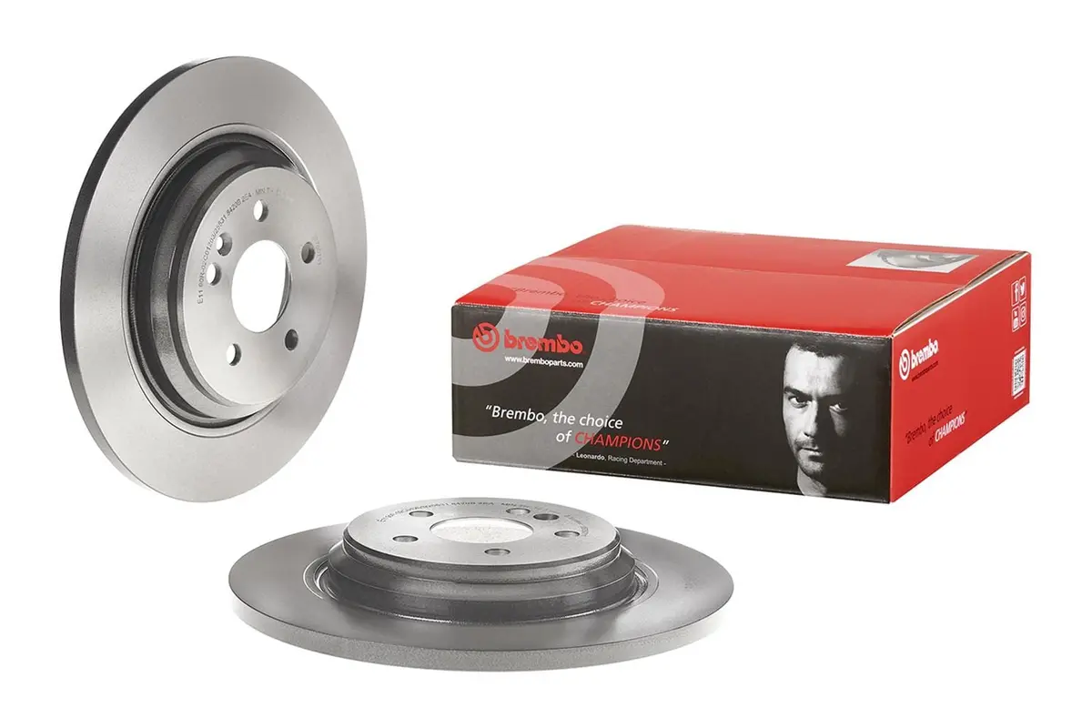 Brembo 08.7607.11 Uv-Coated Premium Brake Rotors 1