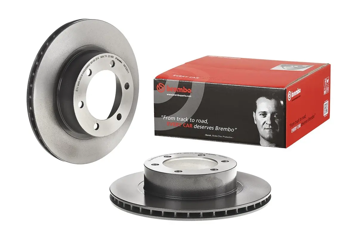 Brembo 09.7226.11 Uv-Coated Premium Brake Rotors 1