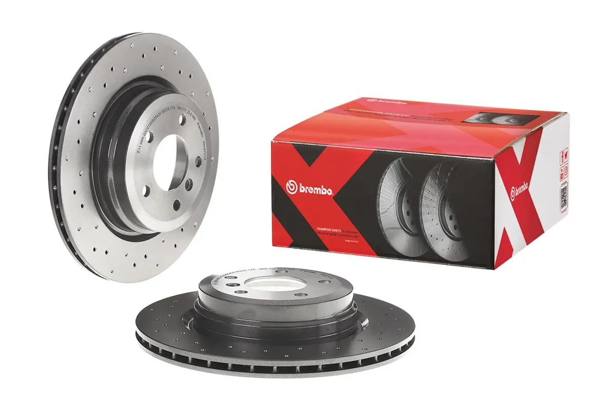 Brembo Uv-Coated Premium Brake Rotors – Enhanced Corrosion Resistance (09.A270.1X) 1