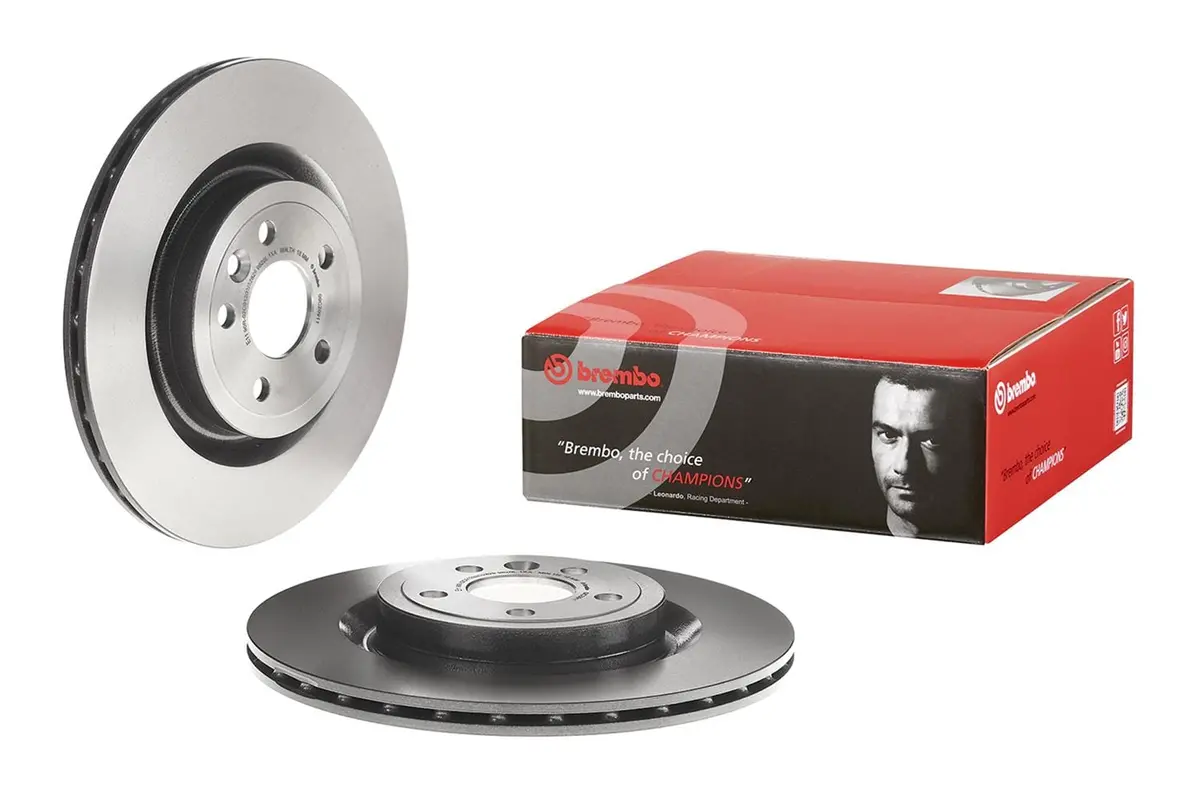 Brembo Uv-Coated Premium Brake Rotors – 09.C209.11, Corrosion-Resistant Design 1