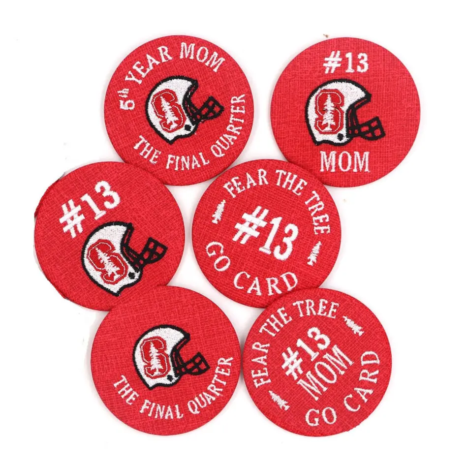 Stanford University Custom Family Embroidered 3" Button 1