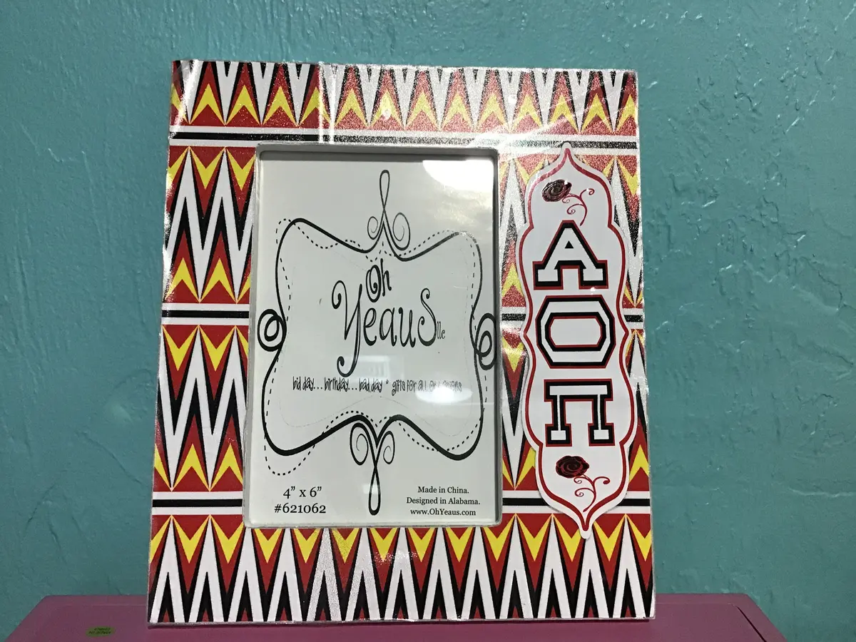 Alpha Omicron Pi 4X6 Picture Frame 1