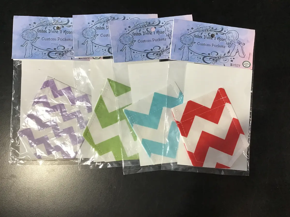 Chevron Sew-Able Pocket 1