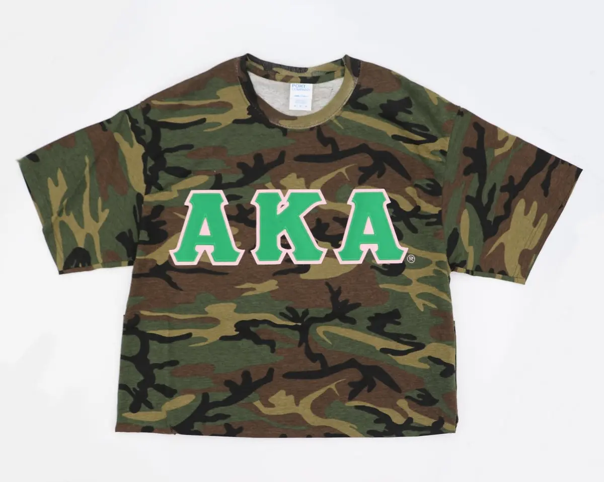 Alpha Kappa Alpha Camo Tee 1
