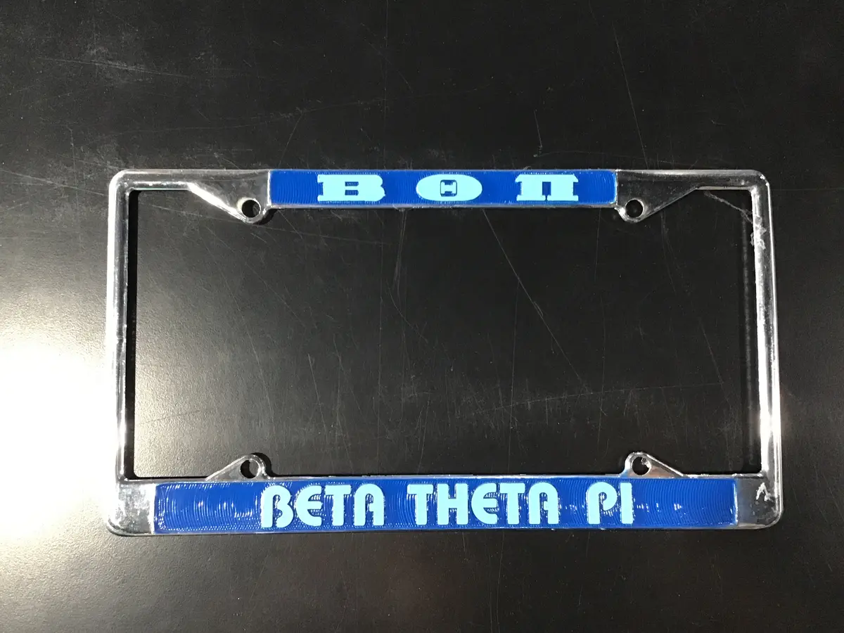 Beta Theta Pi License Frame 1