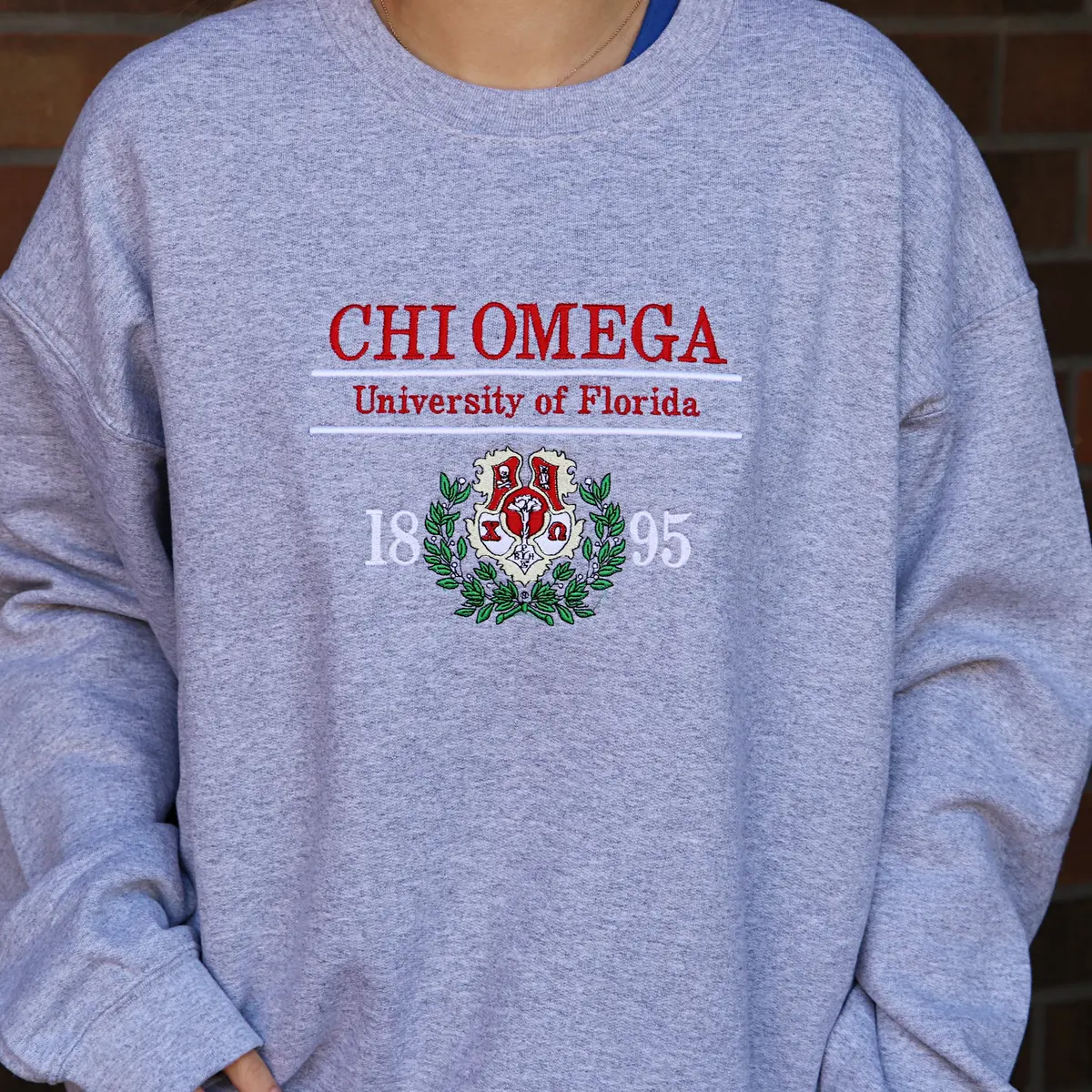 Chi Omega Heritage Crewneck 1