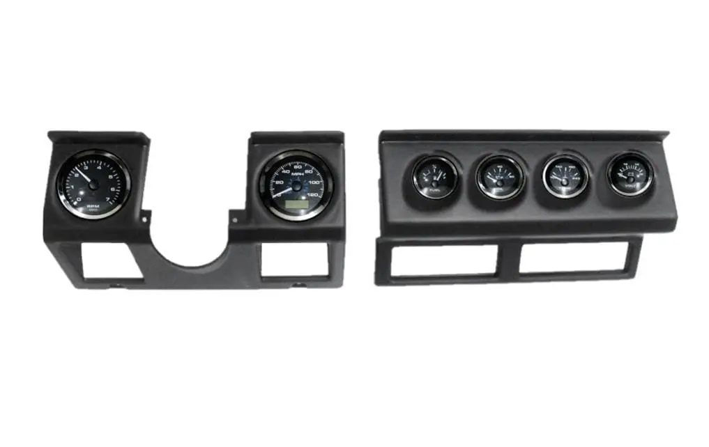 Classic Dash Custom Gauge Kit With Black Panel – 71087Bp11 1