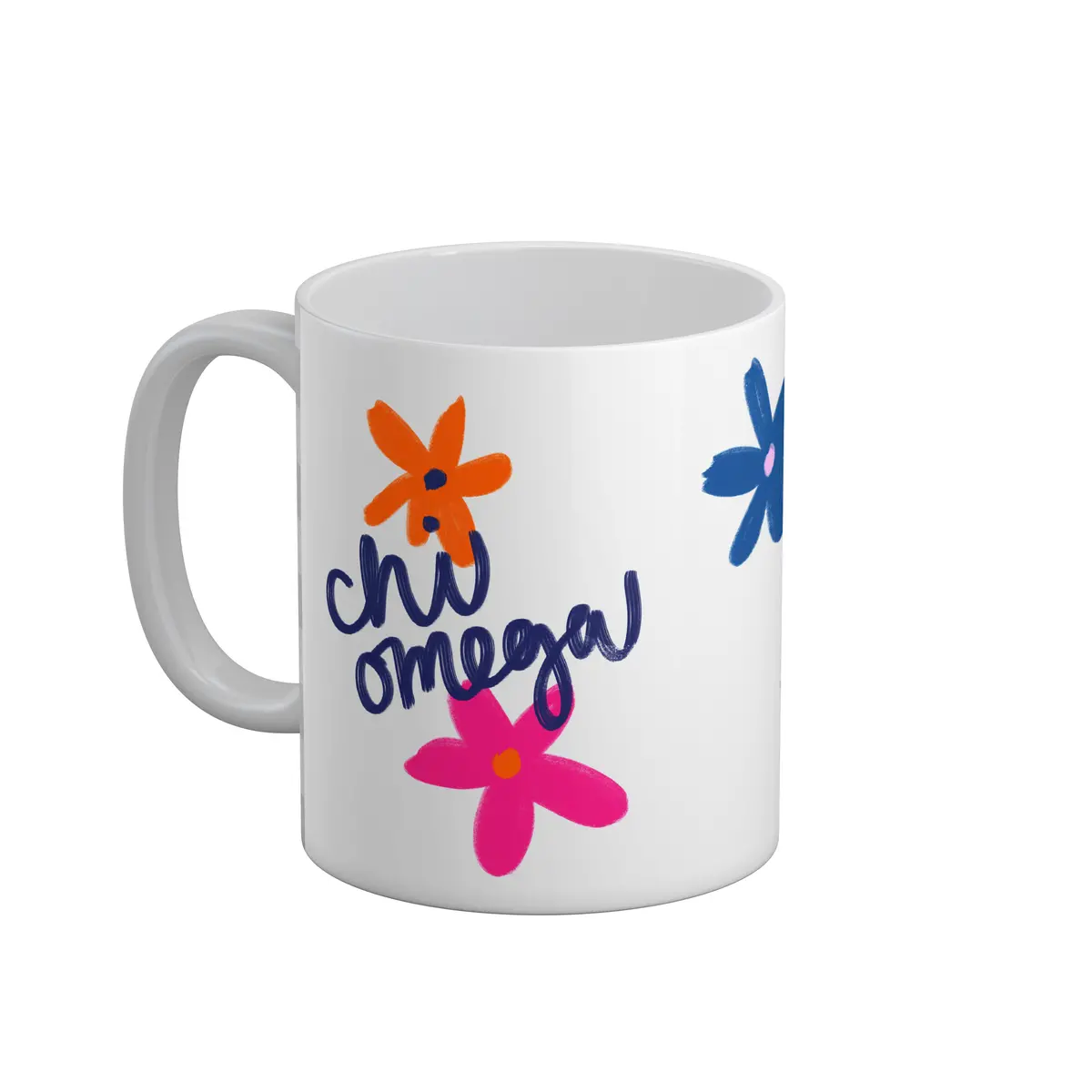Chi Omega Bloom Mug 1