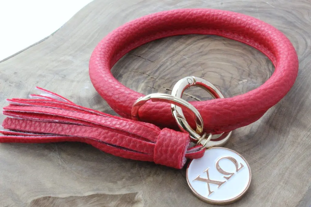 Chi Omega Keychain Bangle 1