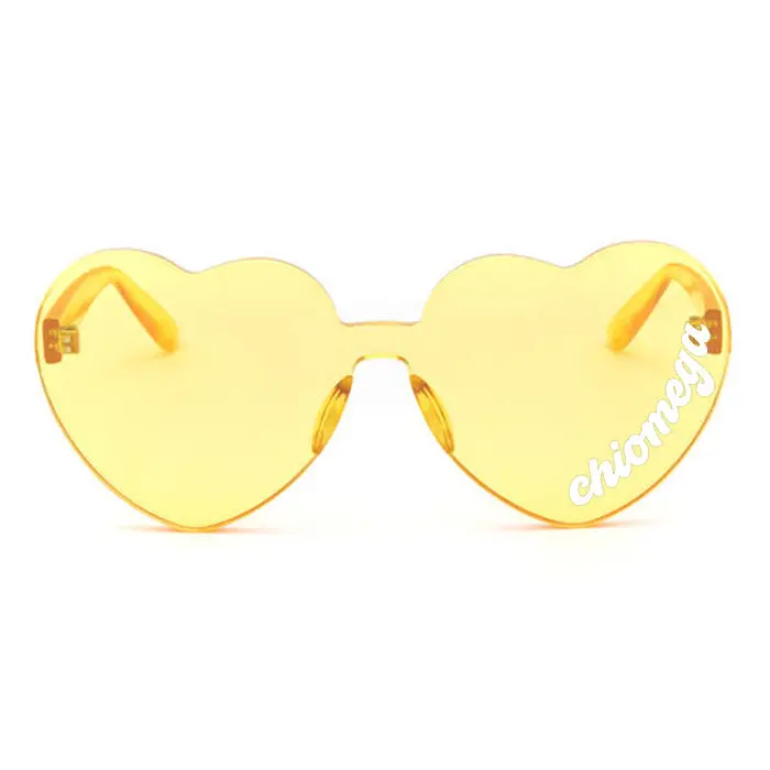 Chi Omega Heart Shaped Sunglasses 1