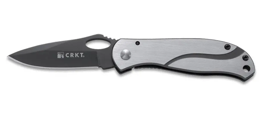 Crkt Grey Unserrated Pazoda Knife 1