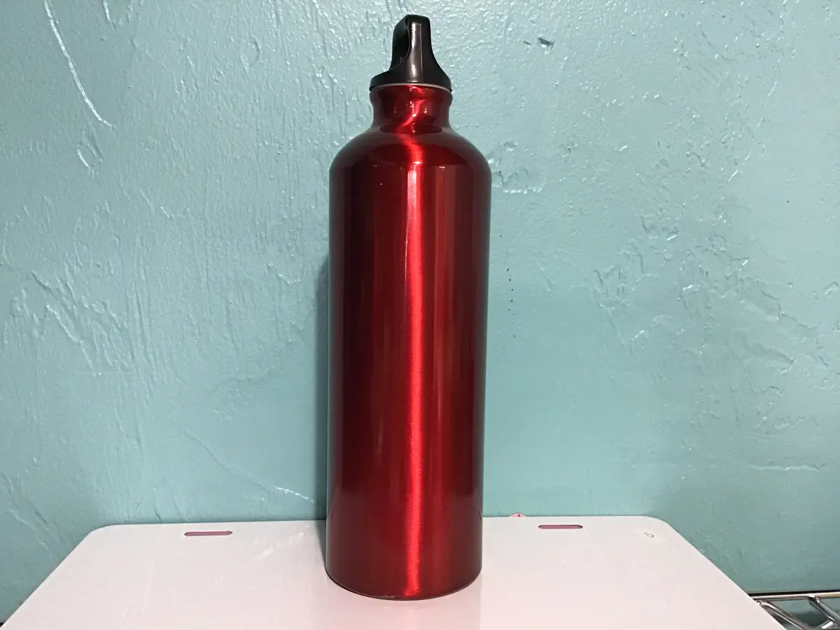 Red Water Bottle 1