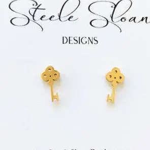 Kappa Kappa Gamma Key Studded Earrings 1