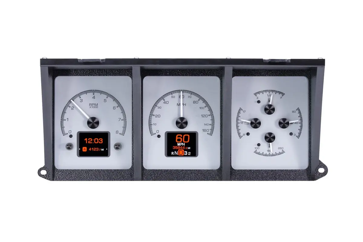 Dakota Digital Hdx-73F-Pu-S Analog Gauge System – Direct-Fit Hdx Series For Pickup Trucks 1