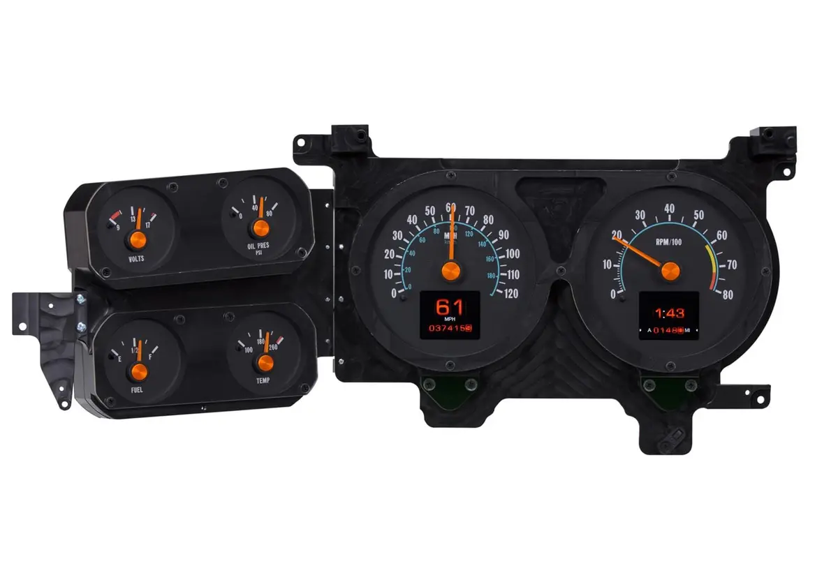 Dakota Digital Rtx Series Direct-Fit Gauge Kit For Pickup Trucks (Rtx-76C-Pu-X) 1