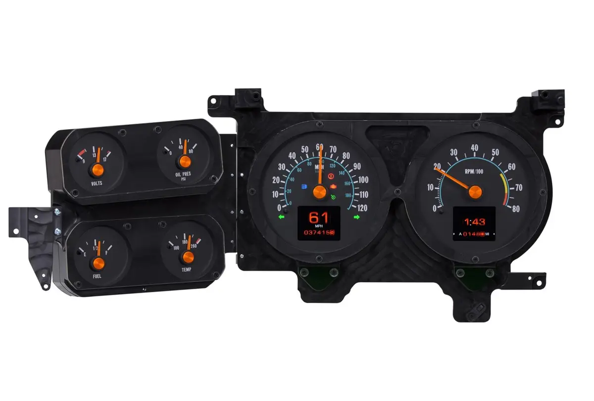 Dakota Digital Rtx Series Direct-Fit Gauge Kit For Pickup Trucks (Rtx-76C-Pu-X) 2