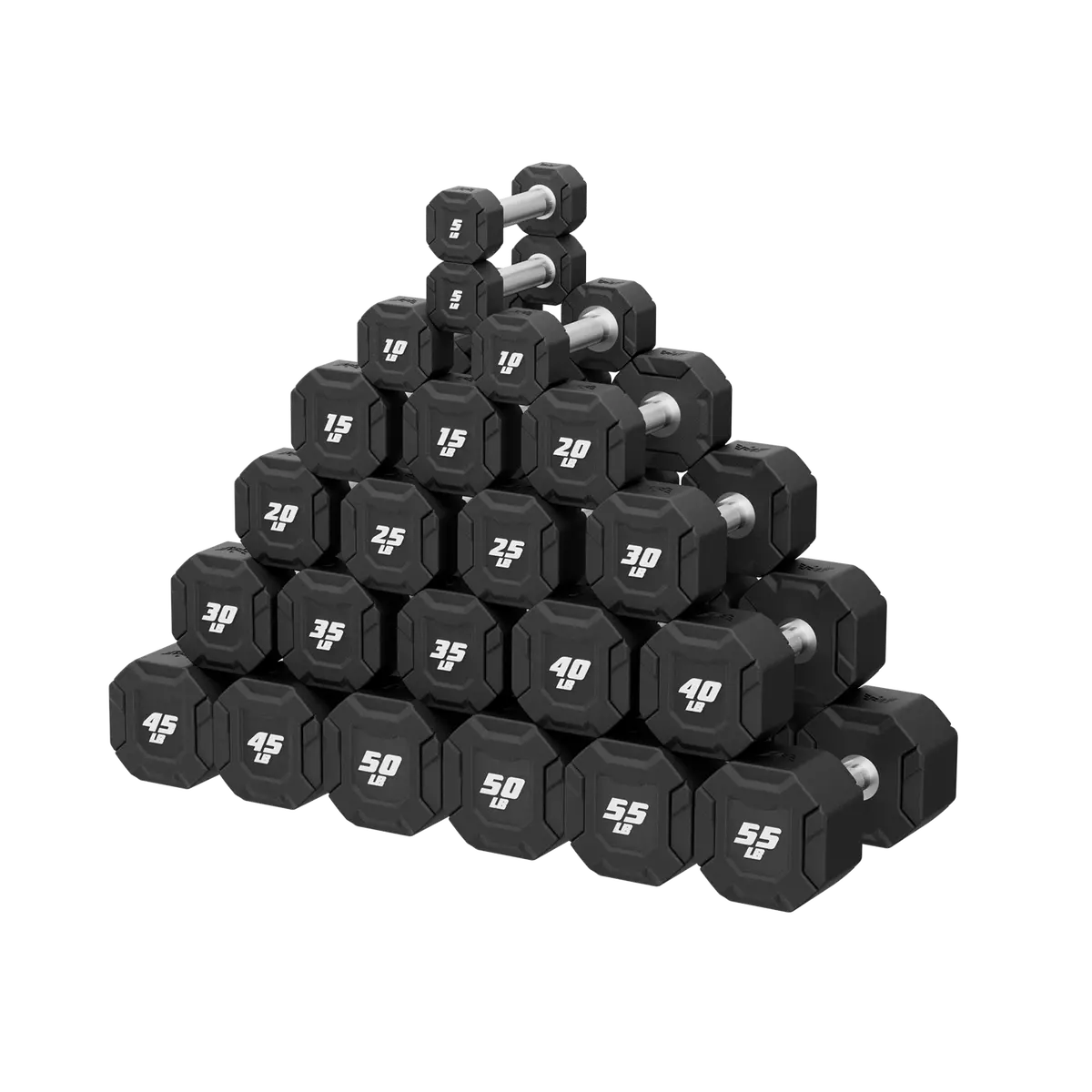 Major Fitness Urethane Octagonal-Shield Dumbbells 1